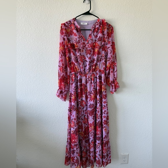 Boutique Avara floral maxi dress S - Picture 4 of 13